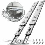 Lucky - 88 - glissi�res de tiroir � roulement � billes en m�tal 300 mm, acier inoxydable, capacit� de ...