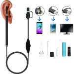 Lucky - 88 - oreille endoscope camera oreille inspection 720p hd wifi nettoyage oreille kit avec 6 led ...