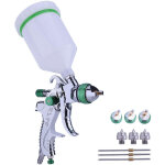 Lucky - 88 ? pistolet � peinture hvlp 600cc ? alimentation par gravit� ? buses 1. 4 / 1. 7 / 2. 0mm ? ...