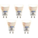 Luedd - lot de 5 ampoule led gu10 35mm 3. 5w 180 lm 2700k Luedd - lot de 5 ampoule led gu10 35mm 3. 5w 180 lm 2700k