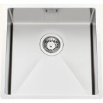 Luisina - evier sous plan inox lisse vibrato 1 bac 450x450 mm