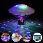 Lumi�res de bassin, lumi�res sous - marines rvb pour f�te disco, lumi�res de piscine multicolores avec ...