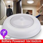 (lumi�re blanc) lampe de plafond led d�tecteur de mouvement � piles sans fil 120 �