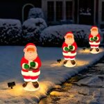 Lumières de cour de noël en plein air en forme de père noël, lumières de paysage, décoration de lumière ... Lumières de cour de noël en plein air en forme de père noël, lumières de paysage, décoration de lumière ...