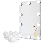Lumiere miroir pour coiffeuse, lampe led pour eclairage miroir avec variateur de lumi�re et adaptateur ...
