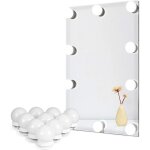 Lumiere miroir pour coiffeuse, lampe led pour eclairage miroir avec variateur de lumi�re et adaptateur ...