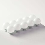 Lumi�re de miroir, led miroir coiffeuse lumi�re miroir coiffeuse maquillage rampe removable lampe pour ...