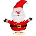 Lumi�re de no�l led p�re no�l, diff�rentes couleurs, 70 cm de haut, d�coration ext�rieure pliable adapt�e ...