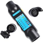 Lumi�res de remorque 7 broches testeur de fiche et prise circuit de c�blage 12v avec adaptateur de caravane ...