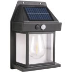 Lumi�re solaire ext�rieure vintage, lampe solaire avec d�tecteur de , �clairage led ip65 imperm�able, ...