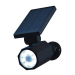 Lumires solaires led de spot deluxe biomimtiques avec dtecteur de mouvement  25 pieds, pour extrieur, ...