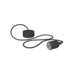 Luminaire design a suspension en cordage - noir lamph01b ri14766
