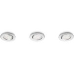 Luminaire encastr philips smartspot 3x4w - blanc chaud