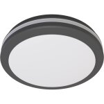 Luminaire �tanche led noir ? 30w ? 3000lm ? cct ? ip65 ? �302mm