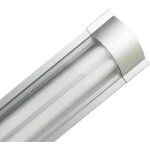 Luminaire fluorescent 2x18w t8 tubes g13 2600lm 4000k aluminium 7hsevenon