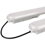 Luminaire led �tanche 120cm - 40w 4400lm ip65 - blanc neutre - connectable
