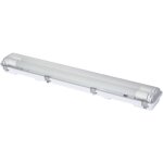 Luminaire  led tanche t8 18 w blanc neutre gris - sygonix