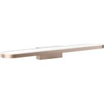 Luminaire pour miroir et tableau moderne en métal horizontale led marron clair midou Luminaire pour miroir et tableau moderne en métal horizontale led marron clair midou