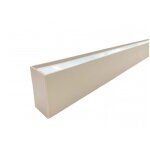 Luminaire linaire led 38w - 3cct - or clair - 1200mm - optonica