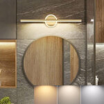Luminaire mural moderne 40cm - lampe miroir led 10w, 3 temp�ratures de couleur - luminaire vanit� salle ...