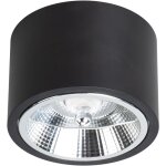 Luminaire en saillie redondo noir 1xar111 gu10