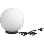 Luminaire de sol et de table glou ip44 e27 15w noir