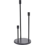 Luminaire sur pied decor stick floor, 3 x e27, gris fonc, acier inoxydable, scnarios d'clairage personnalis ...