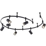 Luminaire sur rail lectrique  intensit variable 'delila' en mtal pour salon & salle  manger