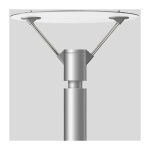 Bega - luminaire toit orientable � 1000mm pour t�te de mat � 76mm avec ballast pour lampe iodure 150w ...