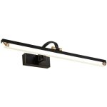 Luminaires de vanit� rotatifs � led, �clairage de maquillage 8w, applique murale de vanit� de bain, lumi�res ...