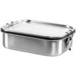 Lunch box inox 1400 ml avec compartiment amovible et pot a sauce avec couvercle - bo�te � repas pour ...
