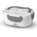 Lunchbox �lectrique adler ad 4474 grise, boite � repas chauffante 1, 1 litre + cuill�re