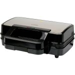 Appareil � sandwich, grill, toast et gaufres xxl 3 en 1 900 w - w - 67530