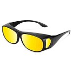 Lunettes de conduite de nuit anti - �blouissement vision hd polaris�es pour hommes femmes.