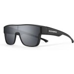 Lunettes de cyclisme avec monture polarisée et filtre uv 400, grises Lunettes de cyclisme avec monture polarisée et filtre uv 400, grises