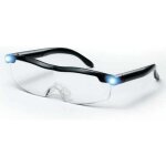 Lunettes de lecture - loupe de vision puissante avec lumi�re led, grossissement de 160%, pour lecture, ...