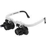 Lunettes loupe avec 2 lumires led, bijoutier loupe  montage sur tte 8x 15x 23x agrandir pour rparation ...