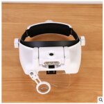 Lunettes loupe frontale rechargeable avec lumi�re led, mains libres et 6 lentilles amovibles pour travaux ...
