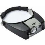Lunettes loupe grossissante helmet avec clairage led - 1. 5x - 10x zoom - casque loupe frontale serre ...