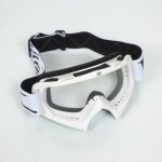 Lunette masque blanc pour casque de motocross quad enduro rc