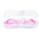 Lunettes de natation anti - bu�e, �tanches avec �tui et bouchons d'oreilles