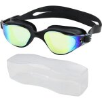 Lunettes de natation pour femmes et hommes avec étui, protection uv, antibuée, anti - fuite, vision claire, ... Lunettes de natation pour femmes et hommes avec étui, protection uv, antibuée, anti - fuite, vision claire, ...