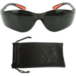 Lunettes de protection pour soudage tig - confortables, antid�rapantes, verre teint� vert fonc�
