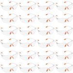 Lunettes de protection transparentes - lot 24x lunette de protection travail bricolage chantier chimie ...