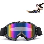 Lunettes de ski masques snowboard, anti - poussi�re, uv protection, anti - bu�e, coupe - vent pour gar�ons ...