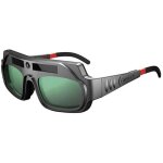 Lunettes de soudage � obscurcissement automatique, lunettes de soudage solaires couleur r�elle avec branches ...