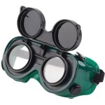 Lunettes de soudage � verres relevables, lunettes de s�curit� avec lentille de 50 mm, lunettes de s�curit� ...