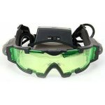 Lunettes de vision nocturne avec lumi�re led rabattable pour les activit�s nocturnes (noir) - , journ�es ...