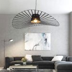 Lustre 120 cm, suspension r�tro vertigo salon lustre, lampe led e27 max 40w, conception de chapeau en ...