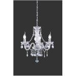 Iperbriko - lustre � bras classique l�ster 3 lumi�res suspensions chrome transparent trio lighting